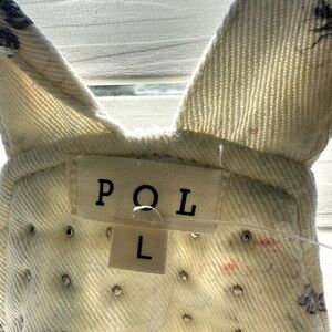 POL Off-White Studded Overall shorts